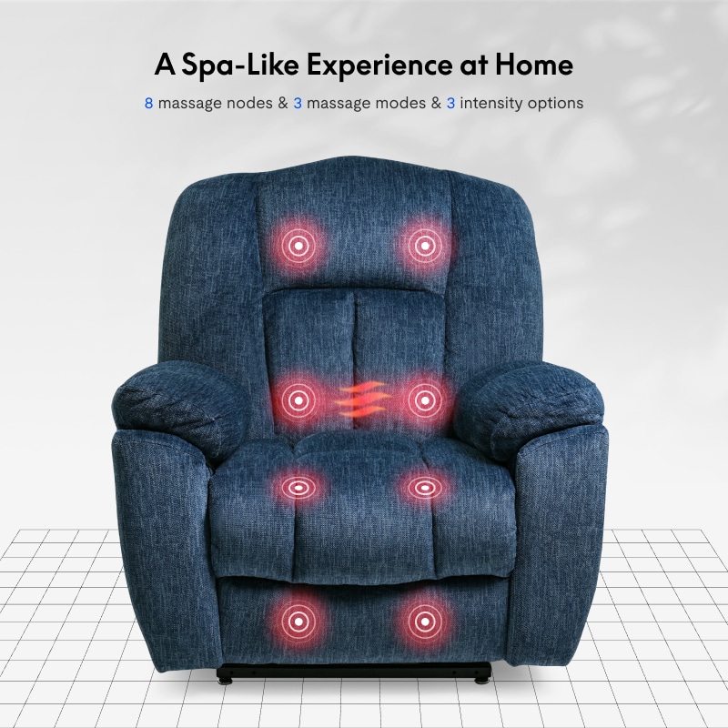 XL6 Power Lift Recliner Chair With Heat And Massage | FlexiSpot US